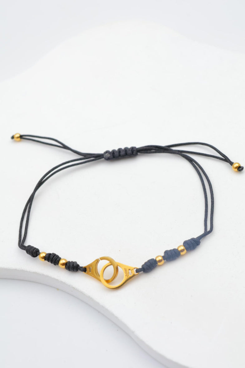 Bracelet en acier inoxydable - NOIR