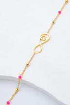 Bracelet en acier inoxydable - FUCHSIA