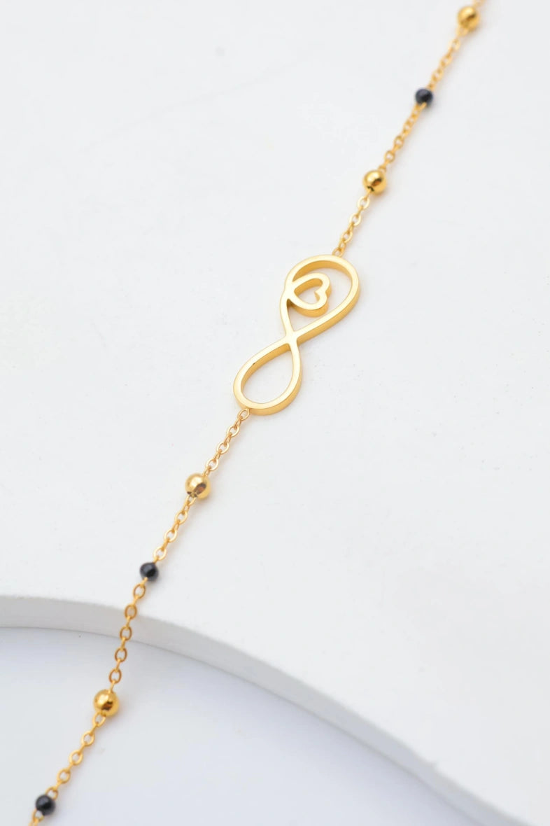 Bracelet en acier inoxydable - NOIR
