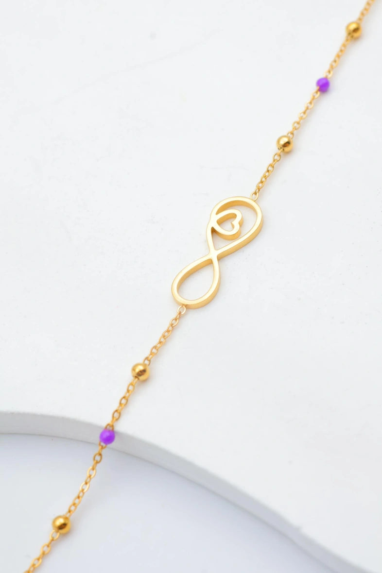 Bracelet en acier inoxydable - VIOLET