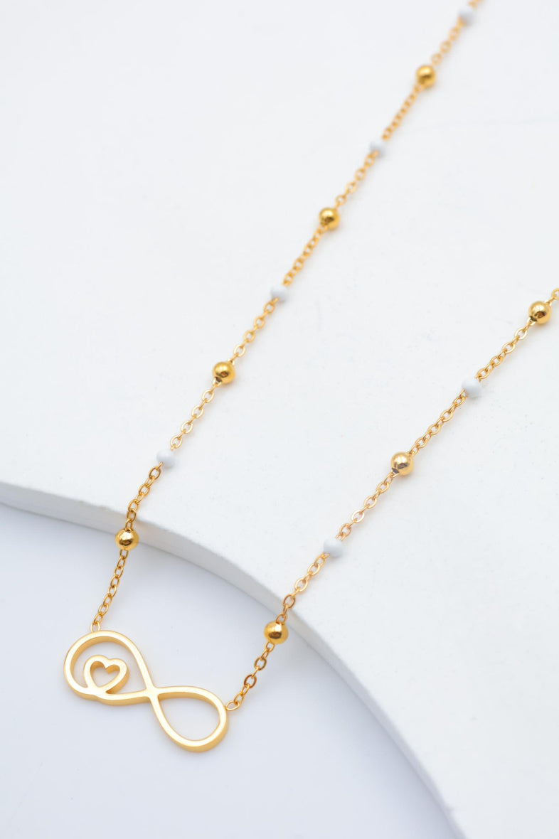 Collier en acier inoxydable - BLANC