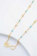 Collier en acier inoxydable - BLEU