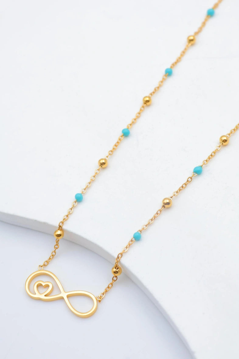 Collier en acier inoxydable - BLEU