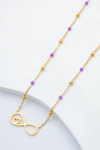 Collier en acier inoxydable - VIOLET