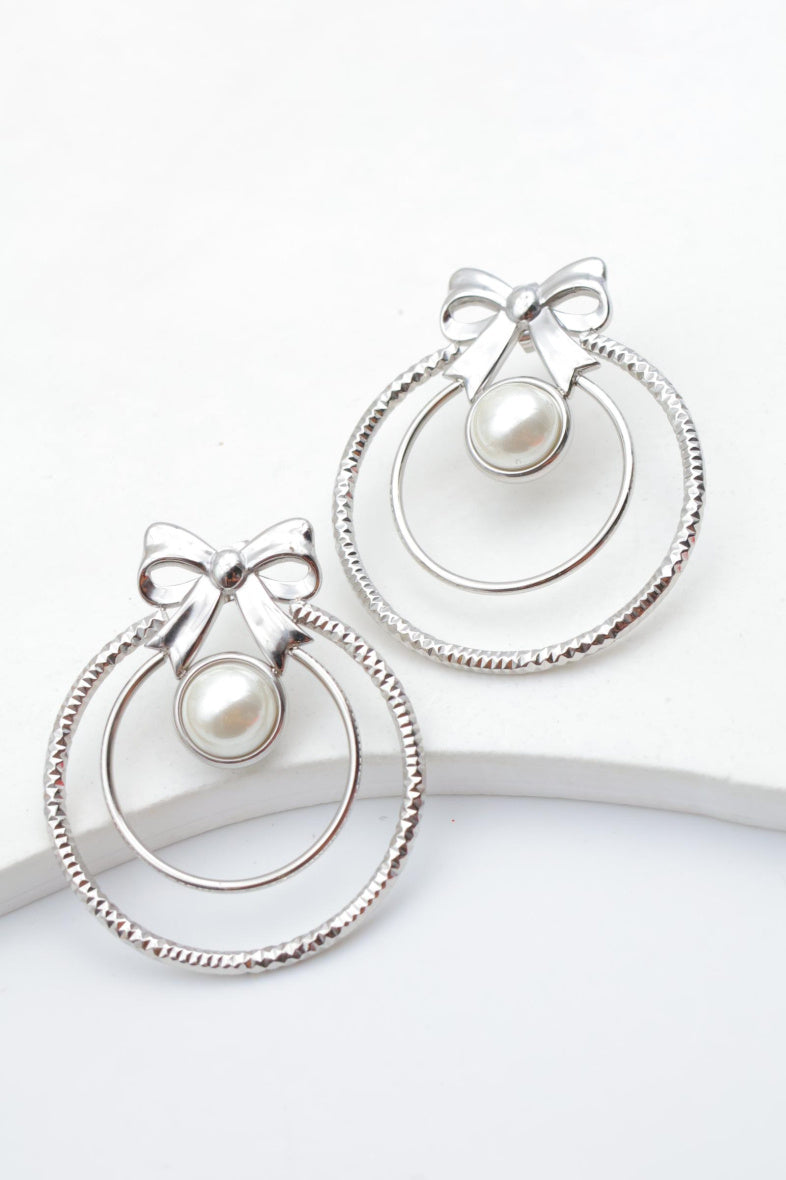 Boucles d'oreilles en acier inoxydable - ARGENT