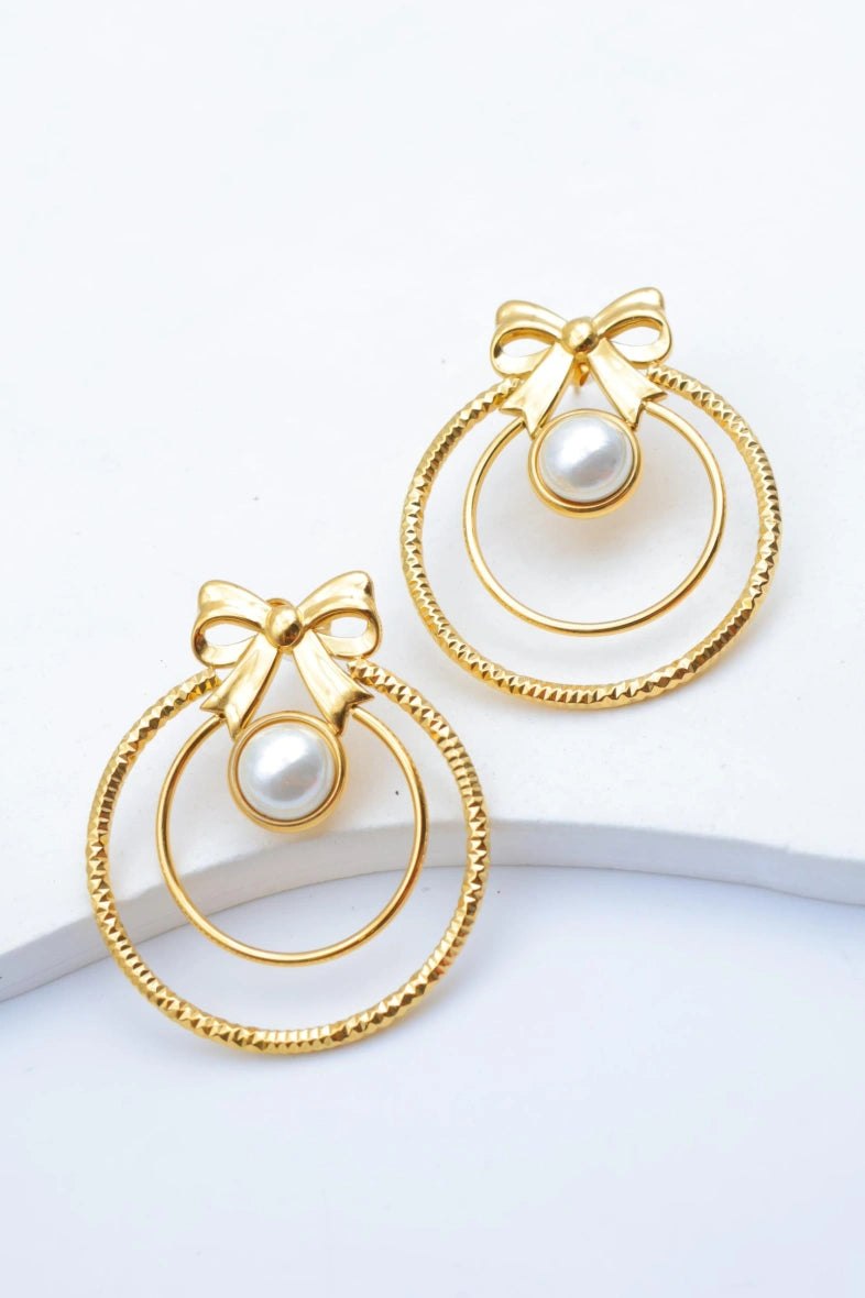 Boucles d'oreilles en acier inoxydable - DORÉ