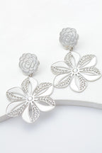 Boucles d'oreilles en acier inoxydable - ARGENT