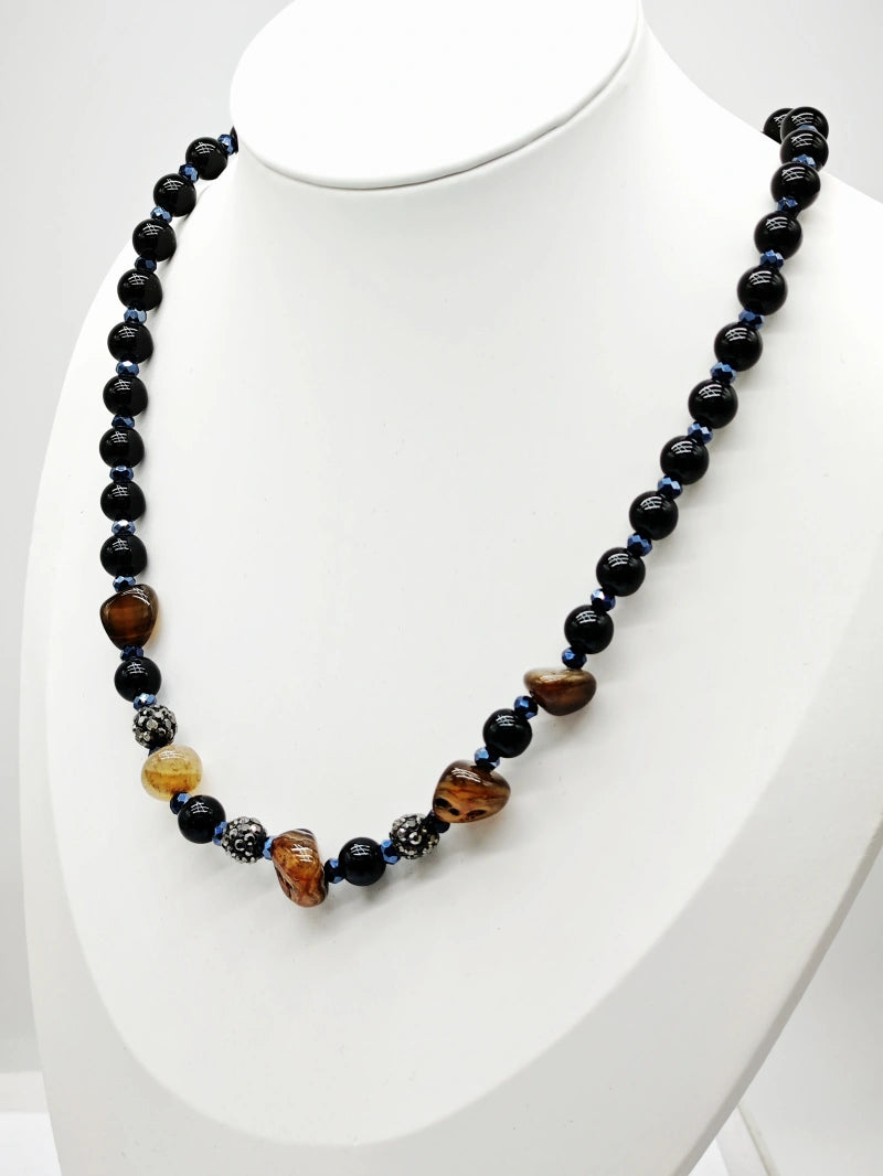 Collier en métal - NOIR