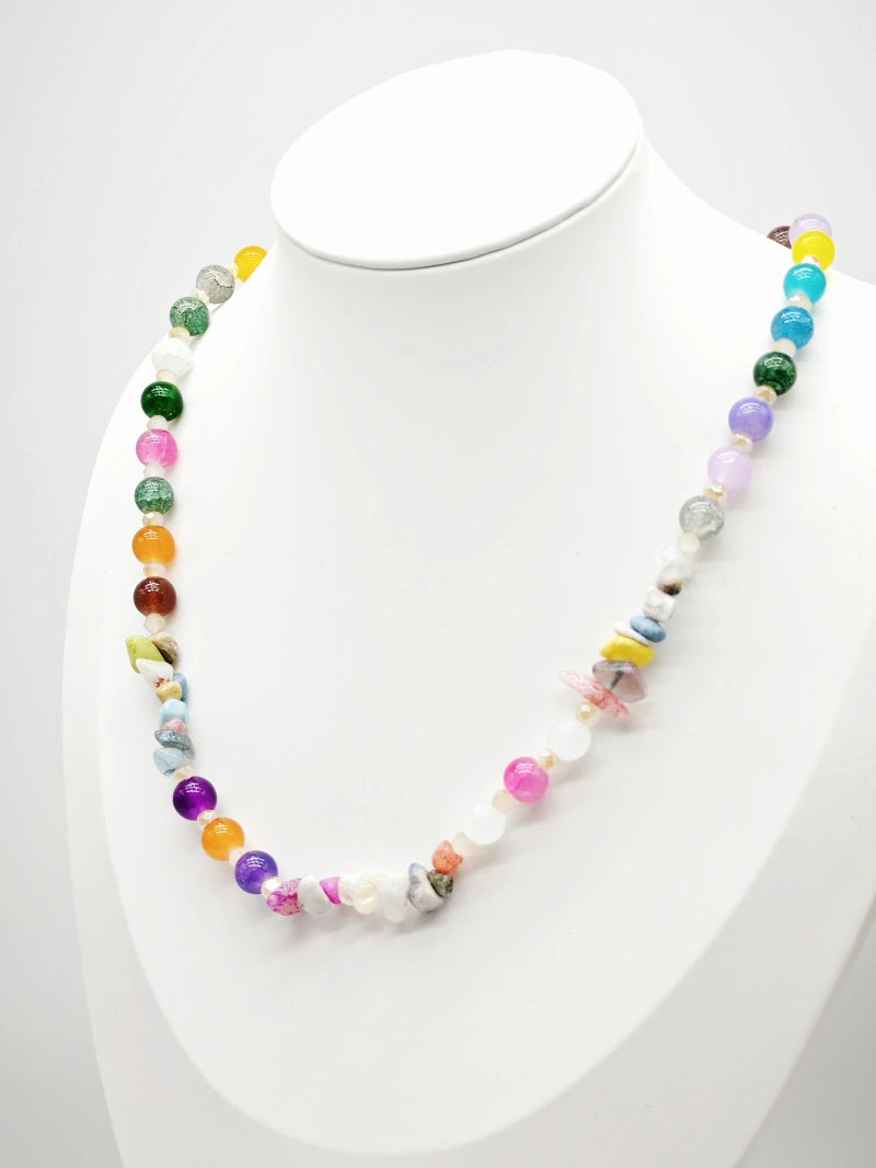Collier en métal - MULTICOLORE
