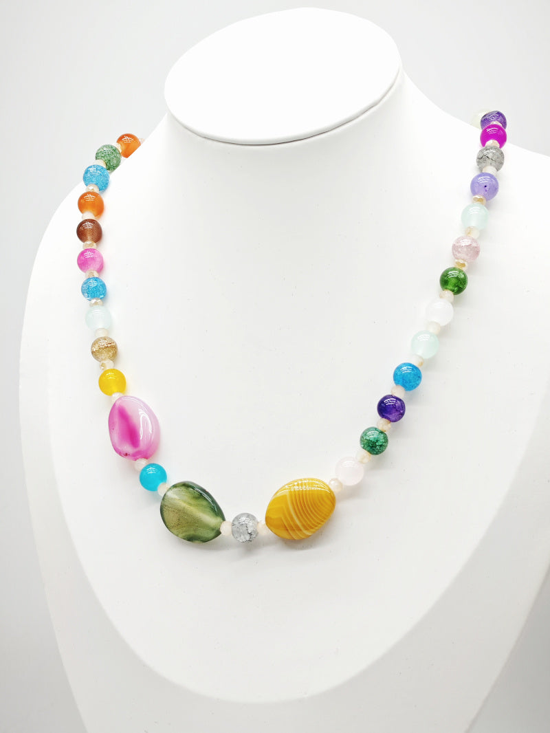Collier en métal - MULTICOLORE