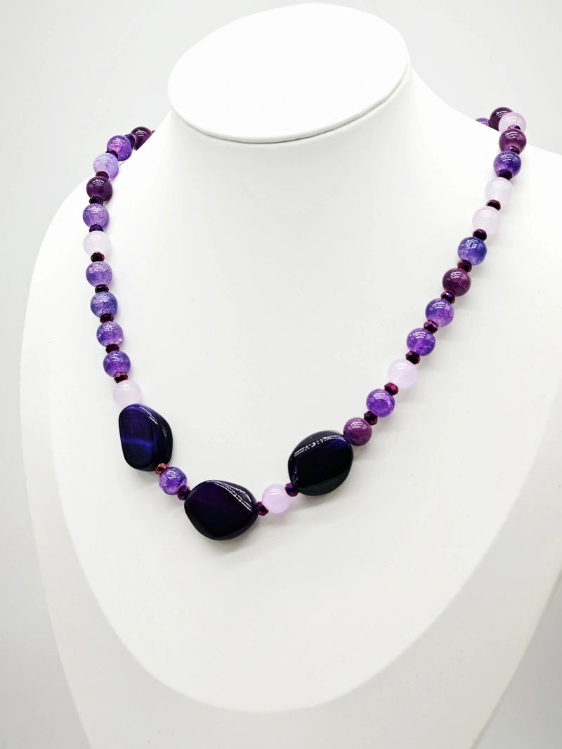 Collier en métal - VIOLET