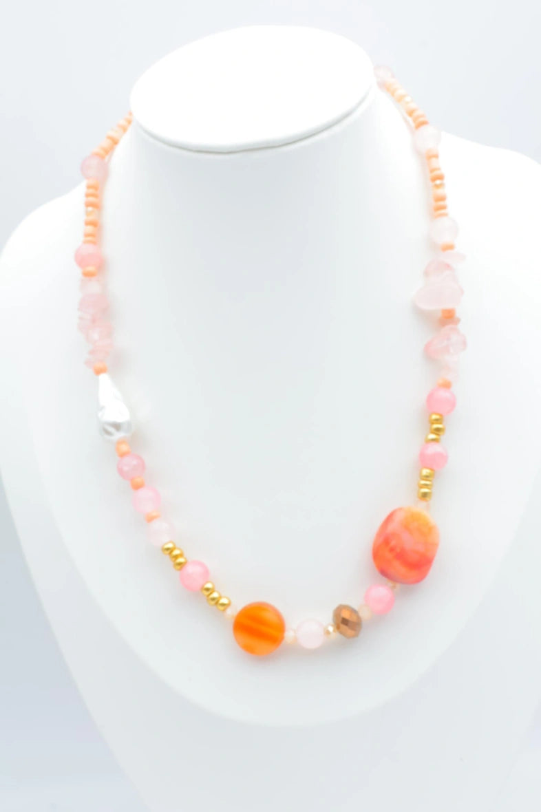 Collier en métal - ROSE
