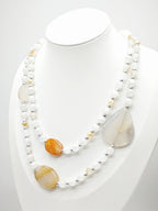 Collier en métal - BLANC