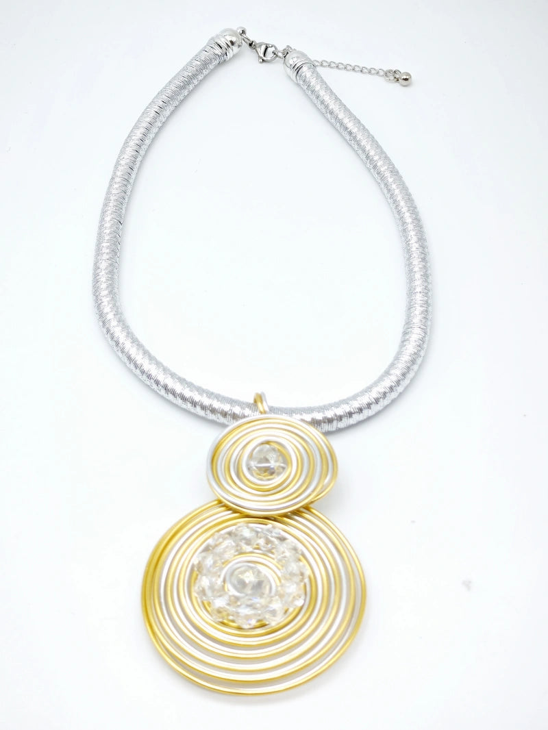 Collier en métal - ARGENT