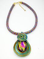 Collier en métal - MULTICOLORE