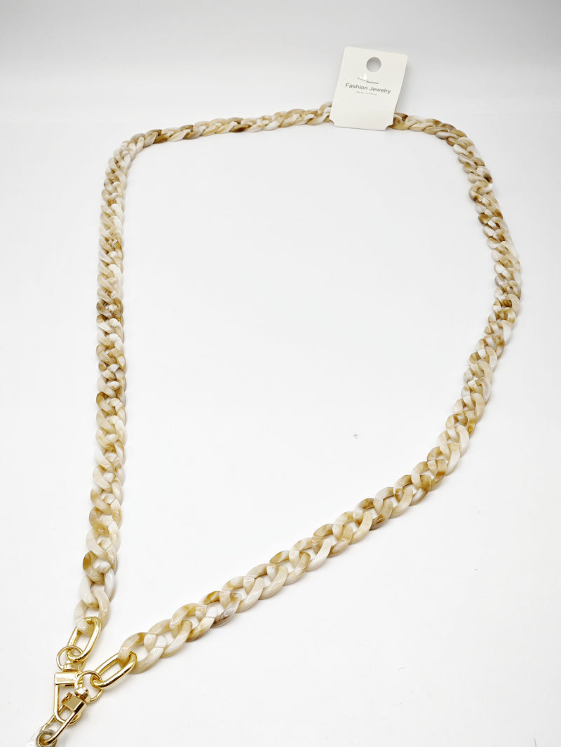 Collier en métal - BEIGE