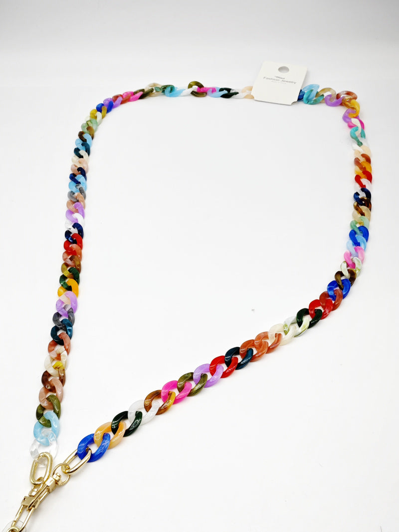 Collier en métal - MULTICOLORE