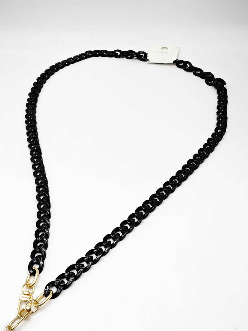 Collier en métal - NOIR