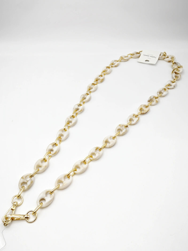 Collier en métal - BEIGE
