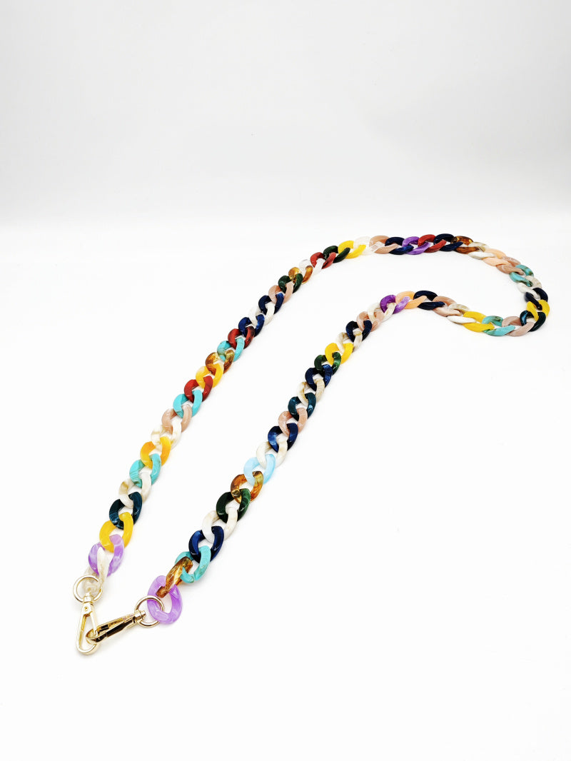 Collier en métal - MULTICOLORE