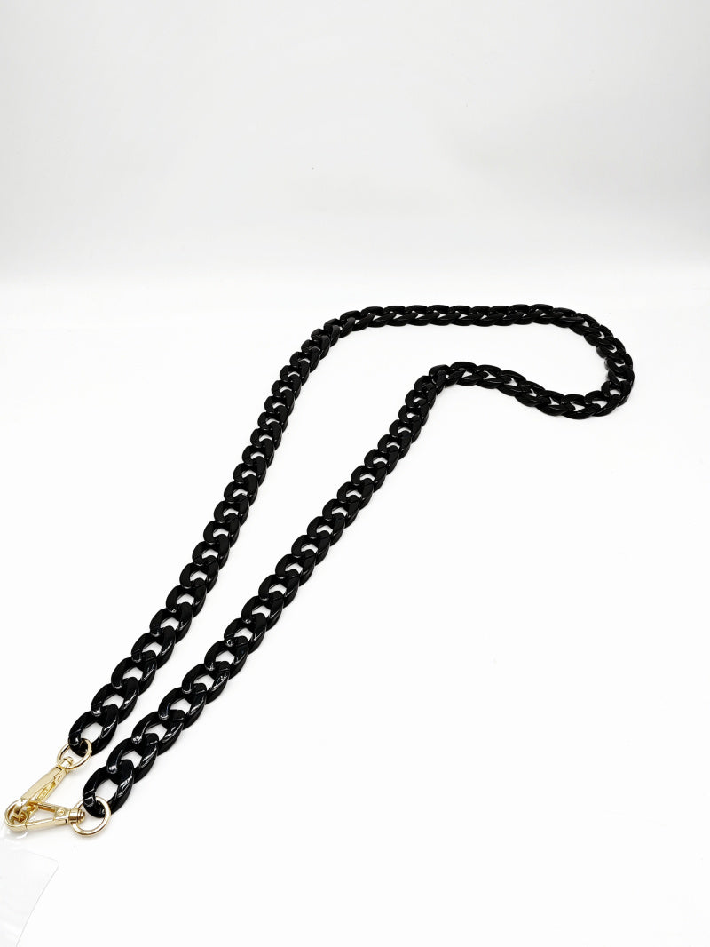 Collier en métal - NOIR