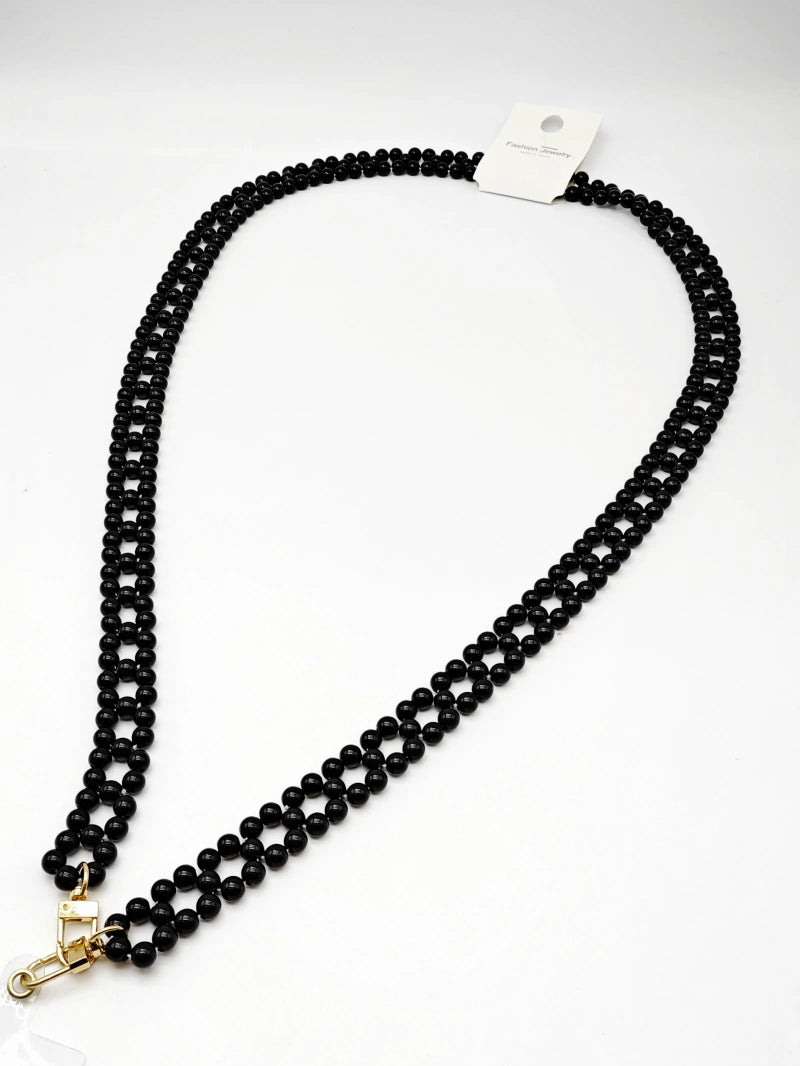 Collier en métal - NOIR