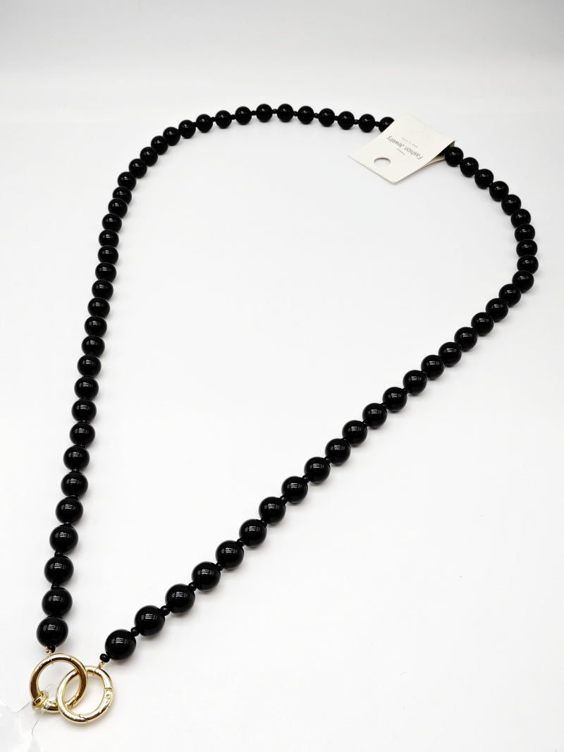 Collier en métal - NOIR