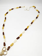Collier en métal - MARRON FONCÉ