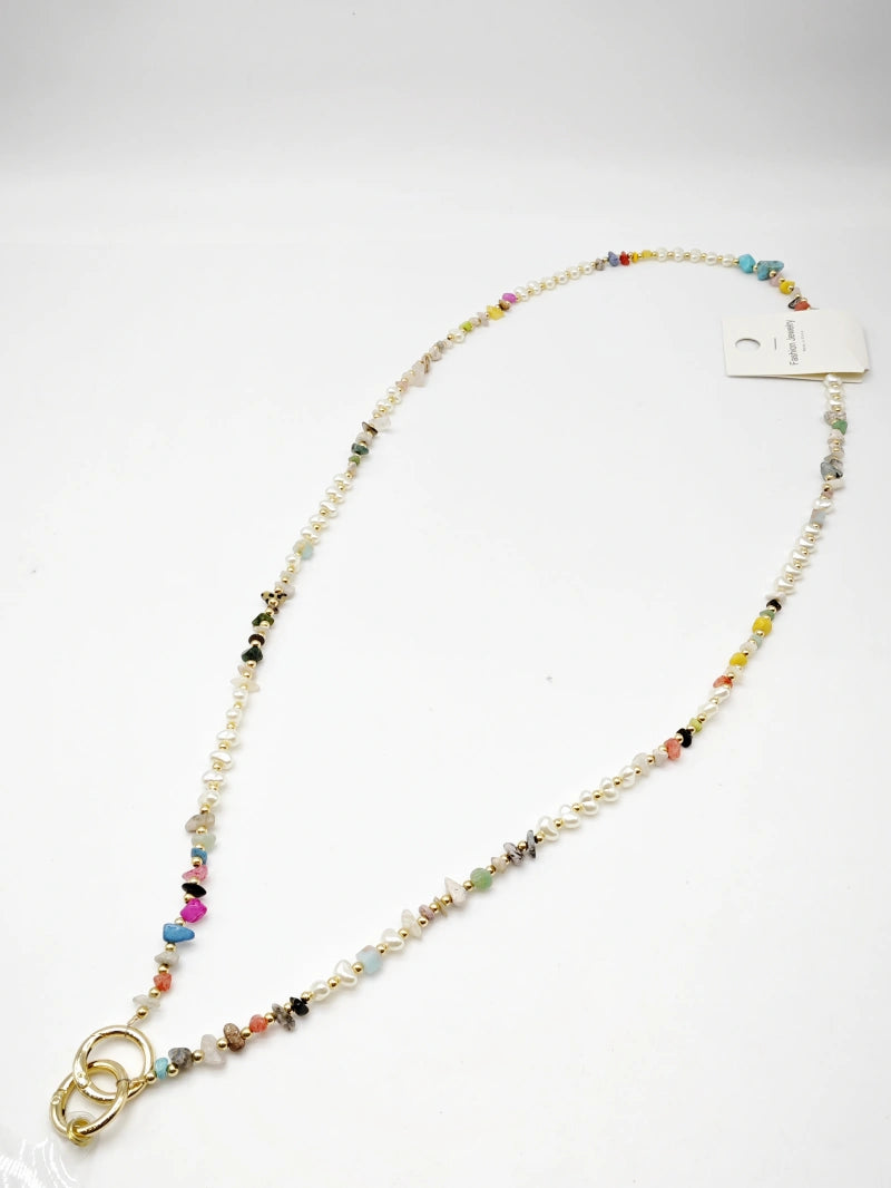 Collier en métal - MULTICOLORE