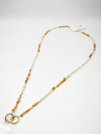 Collier en métal - ORANGE