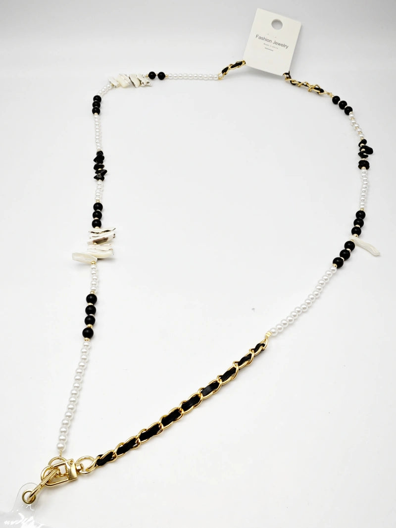 Collier en métal - BLANC
