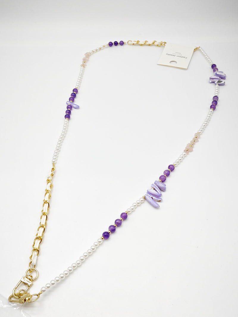 Collier en métal - VIOLET