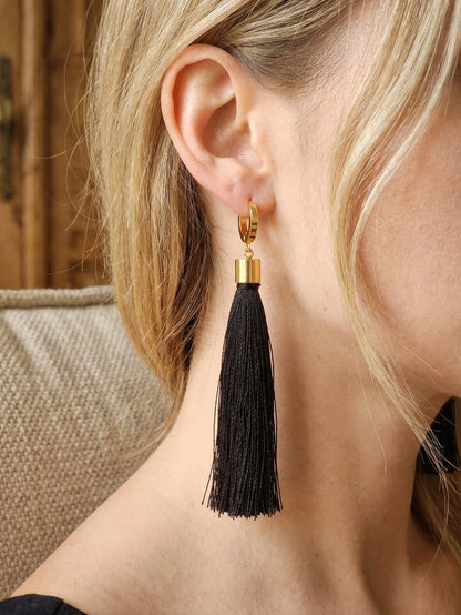 Boucles d’oreilles en acier inoxydable