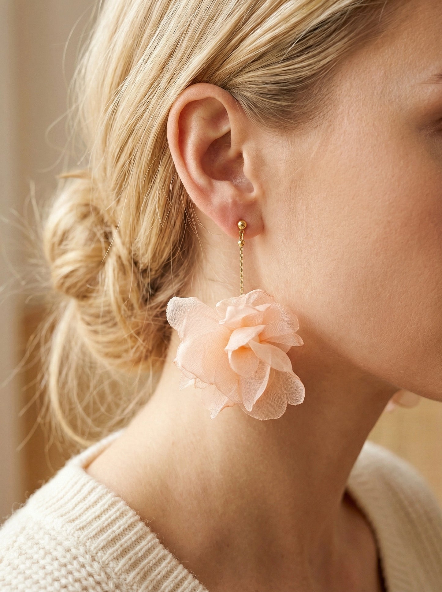 Boucles d’oreilles en acier inoxydable
