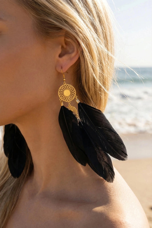 Boucles d’oreilles en acier inoxydable