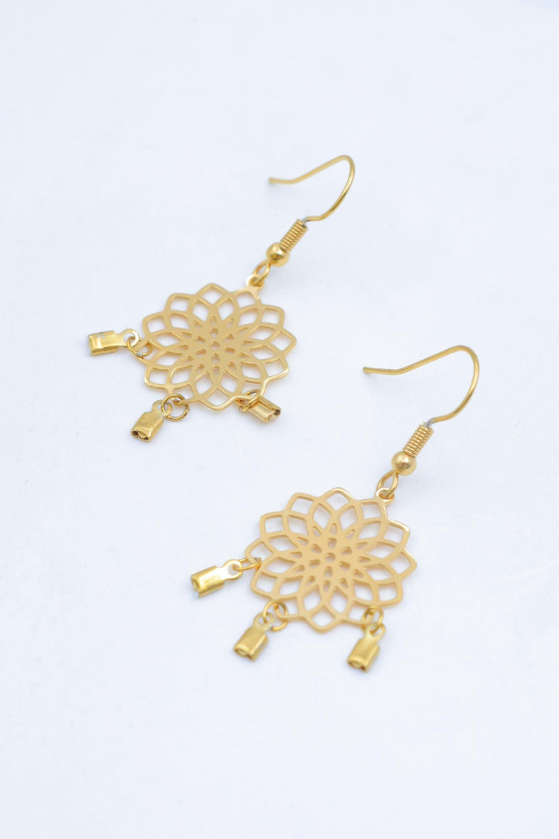 Boucles d'oreilles en acier inoxydable - DORÉ