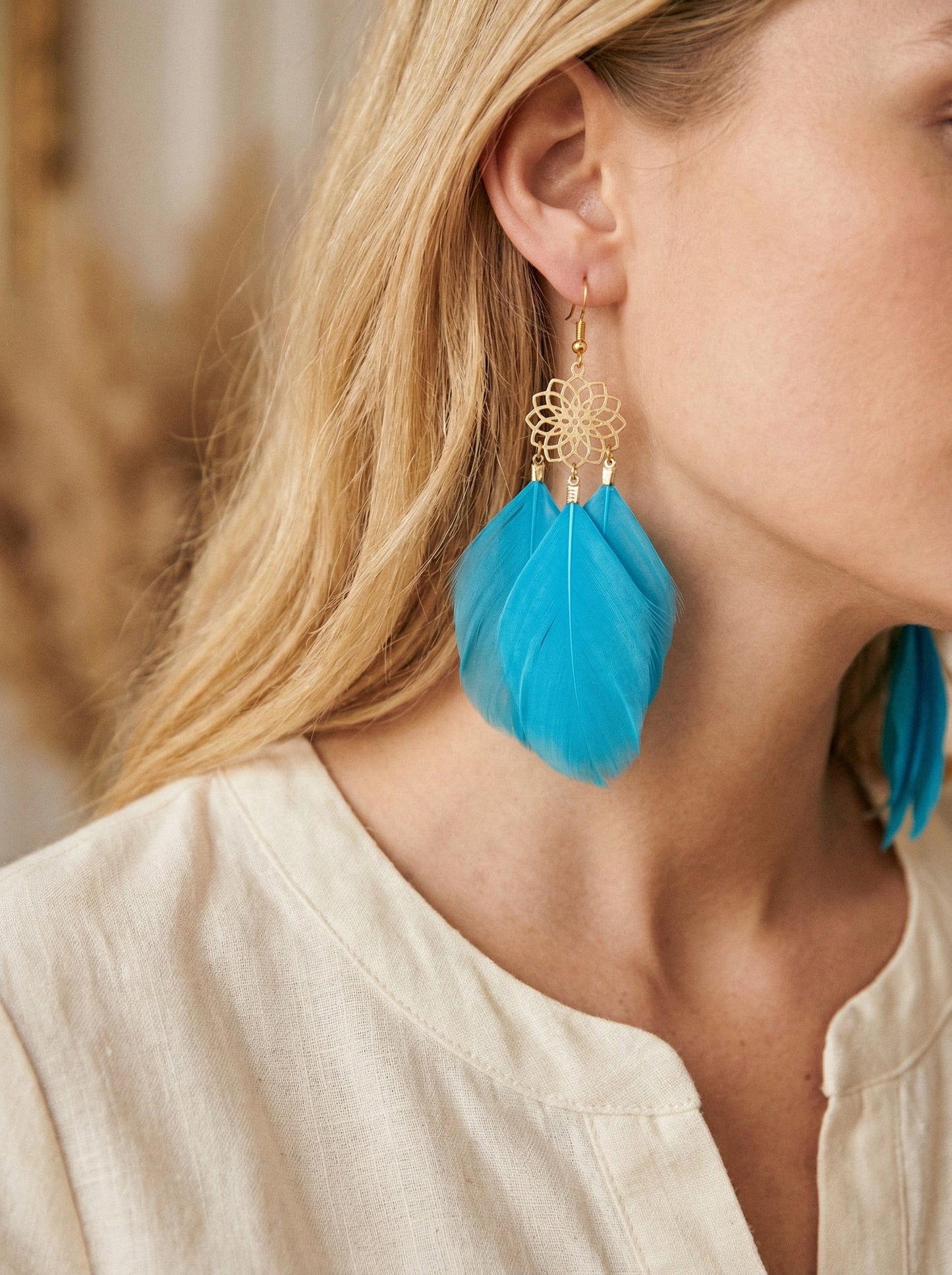Boucles d’oreilles en acier inoxydable