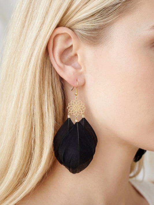 Boucles d’oreilles en acier inoxydable