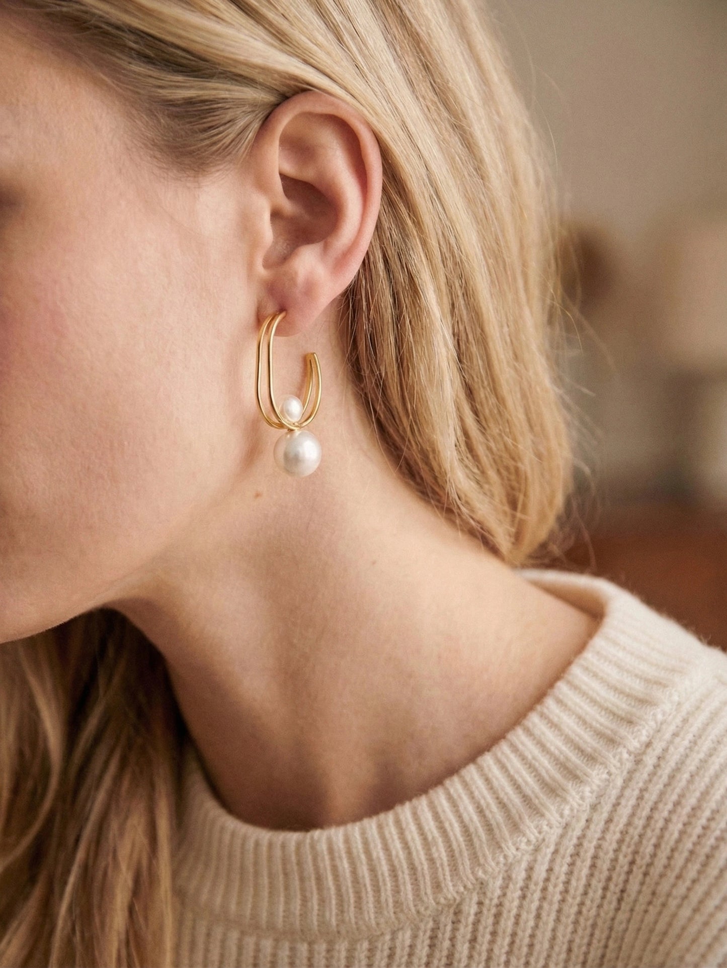 Boucles d’oreilles en acier inoxydable