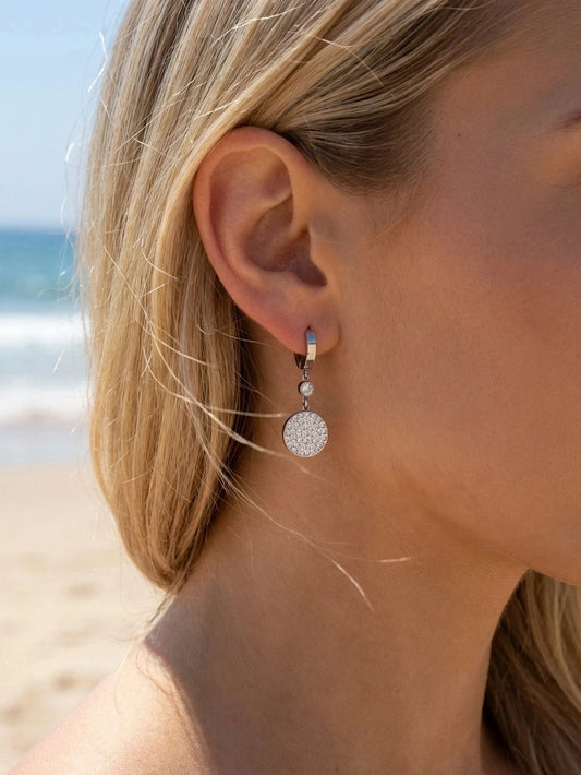 Boucles d’oreilles en acier inoxydable