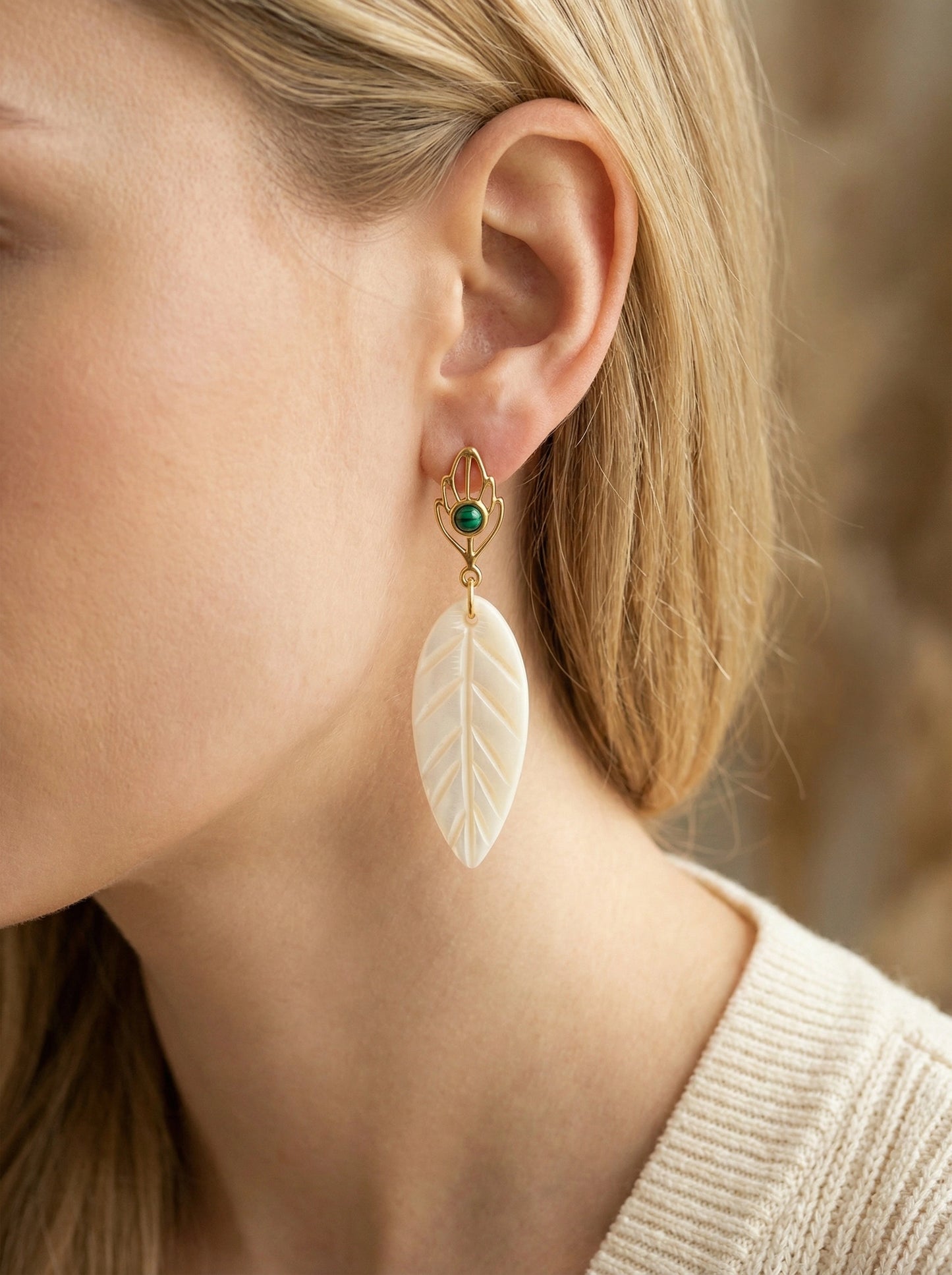Boucles d’oreilles en acier inoxydable