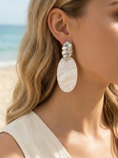 Boucles d’oreilles en acier inoxydable