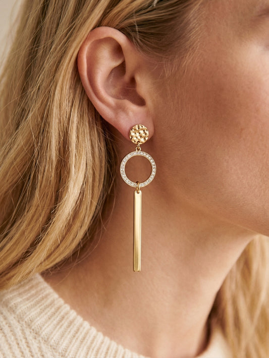 Boucles d’oreilles en acier inoxydable