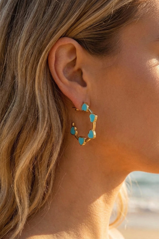 Boucles d’oreilles en acier inoxydable