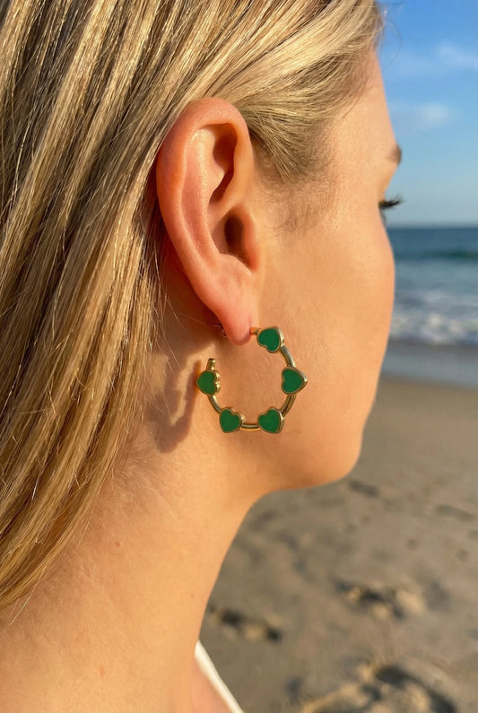 Boucles d’oreilles en acier inoxydable