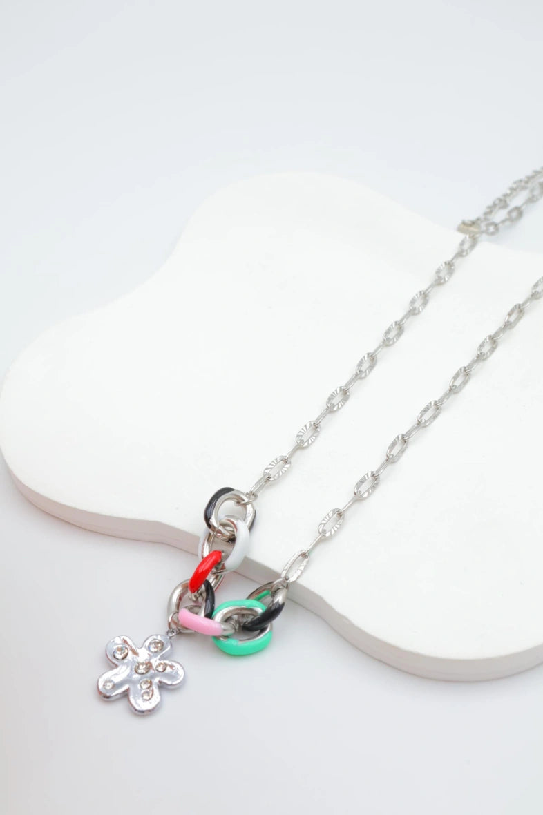 Collier en acier inoxydable - ARGENT