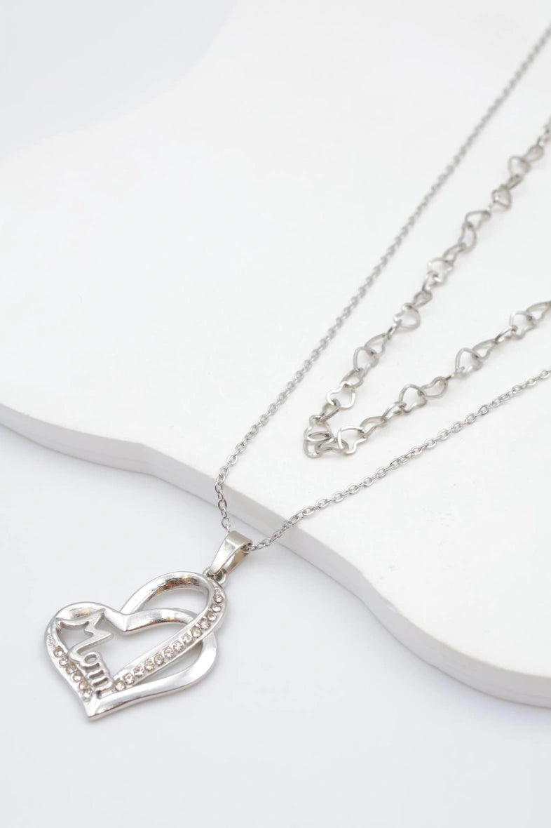 Collier en acier inoxydable - ARGENT