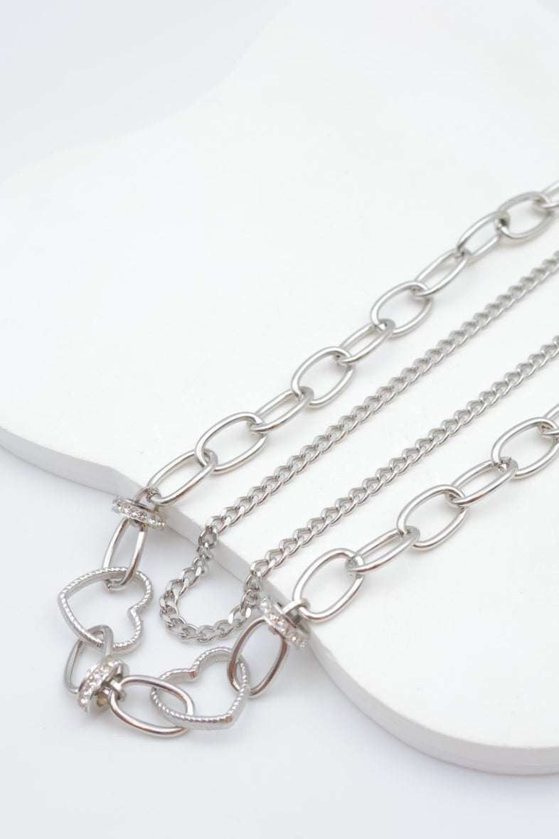Collier en acier inoxydable - ARGENT