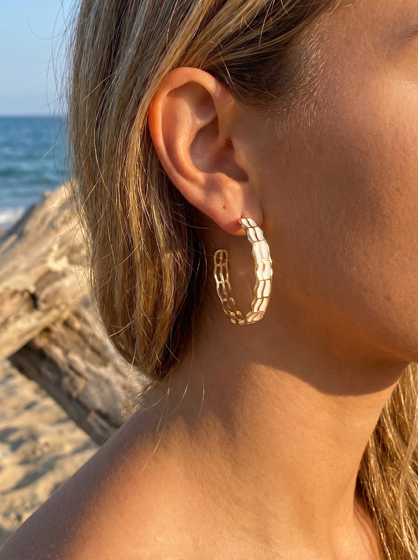 Boucles d’oreilles en acier inoxydable