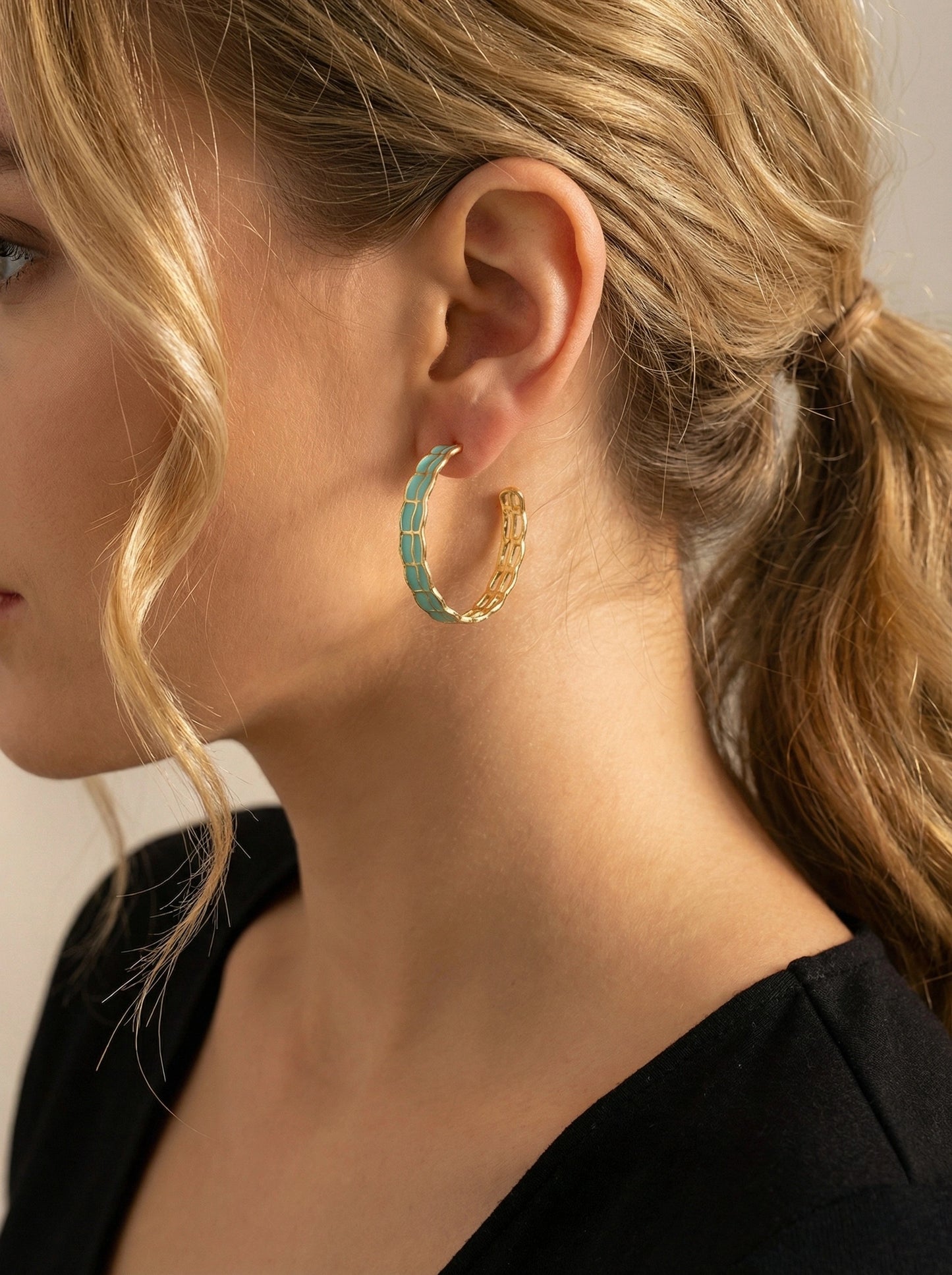 Boucles d’oreilles en acier inoxydable
